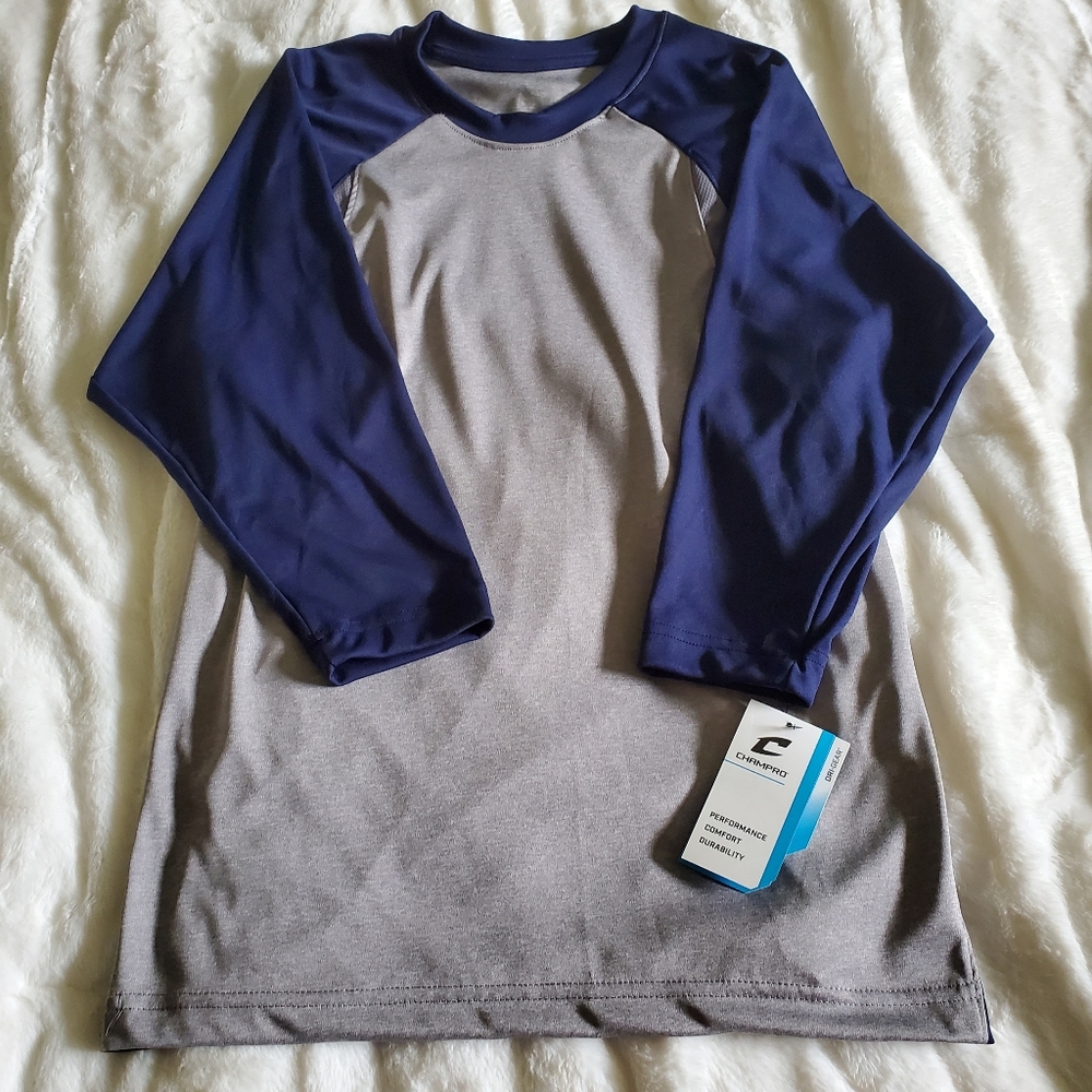 Champro Boy's Dri-Gear 3/4 Baseball Shirt